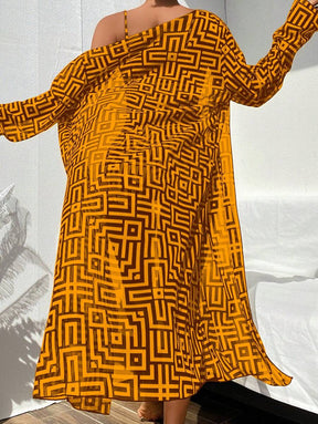 Conjunto Praia Estampado 3 Peças