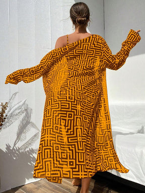 Conjunto Praia Estampado 3 Peças