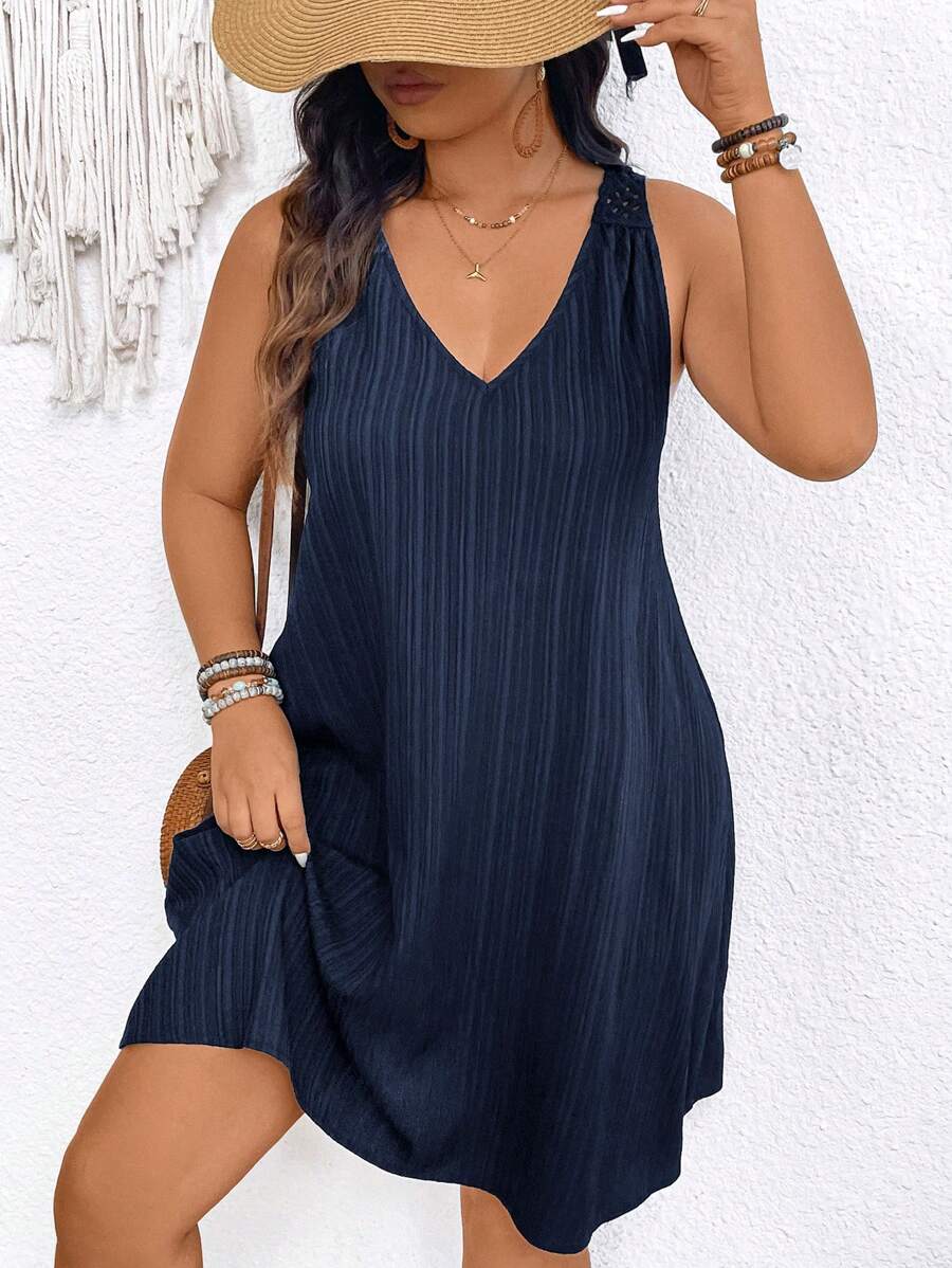 Saída de Praia Crochê Plus Size