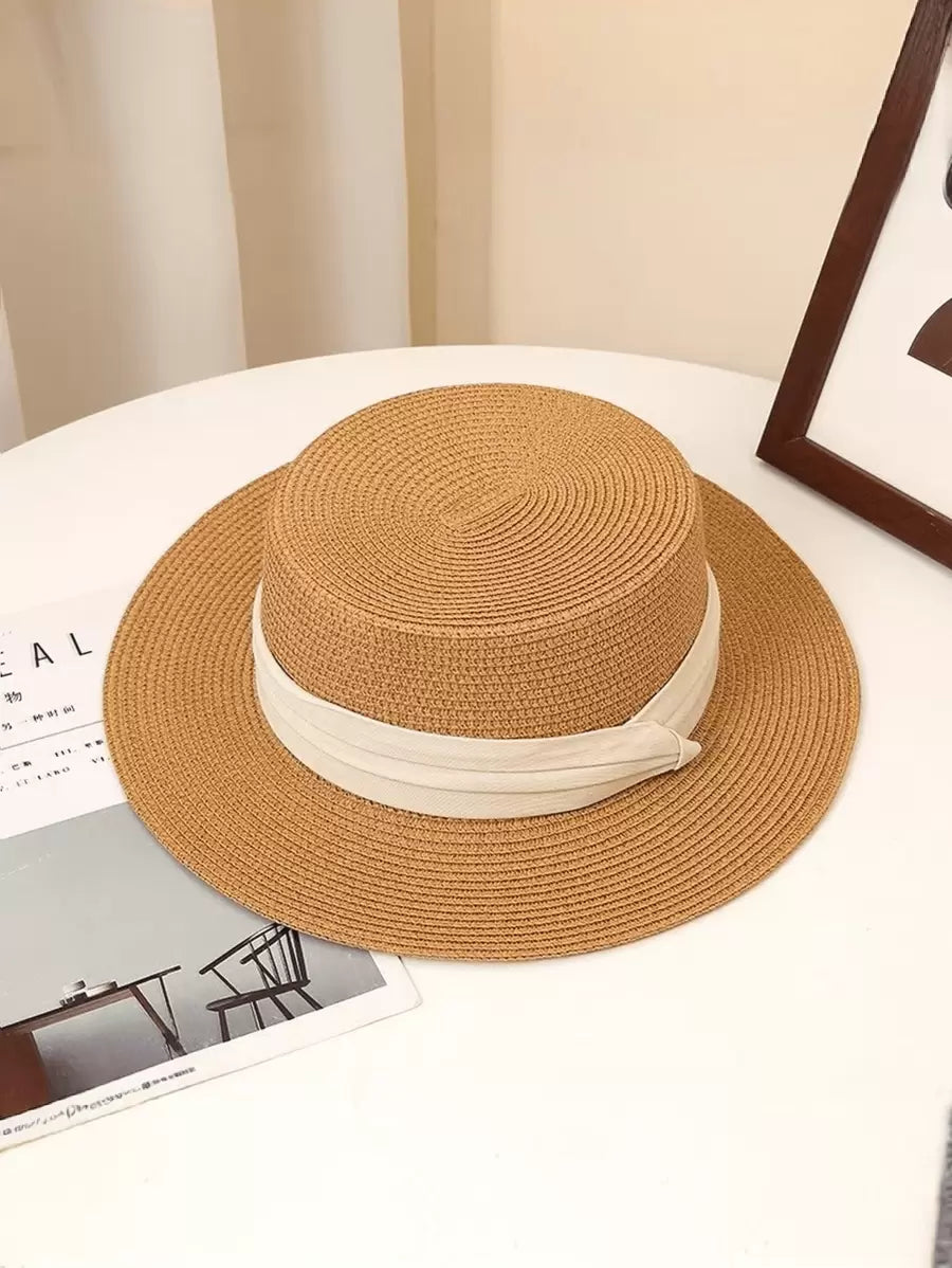Chapéu Palha com Fita Destaque