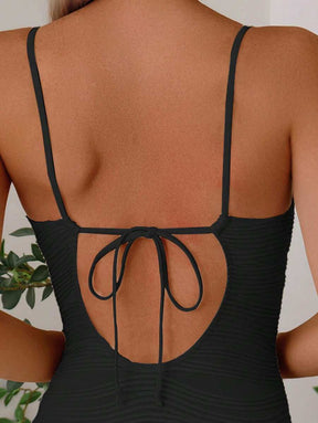 Maiô Estruturado com Detalhe Plissado