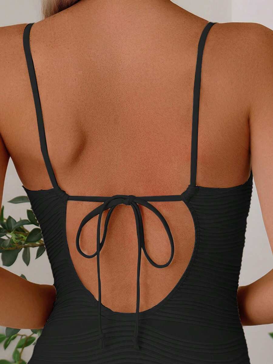 Maiô Estruturado com Detalhe Plissado