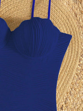 Maiô Estruturado com Detalhe Plissado