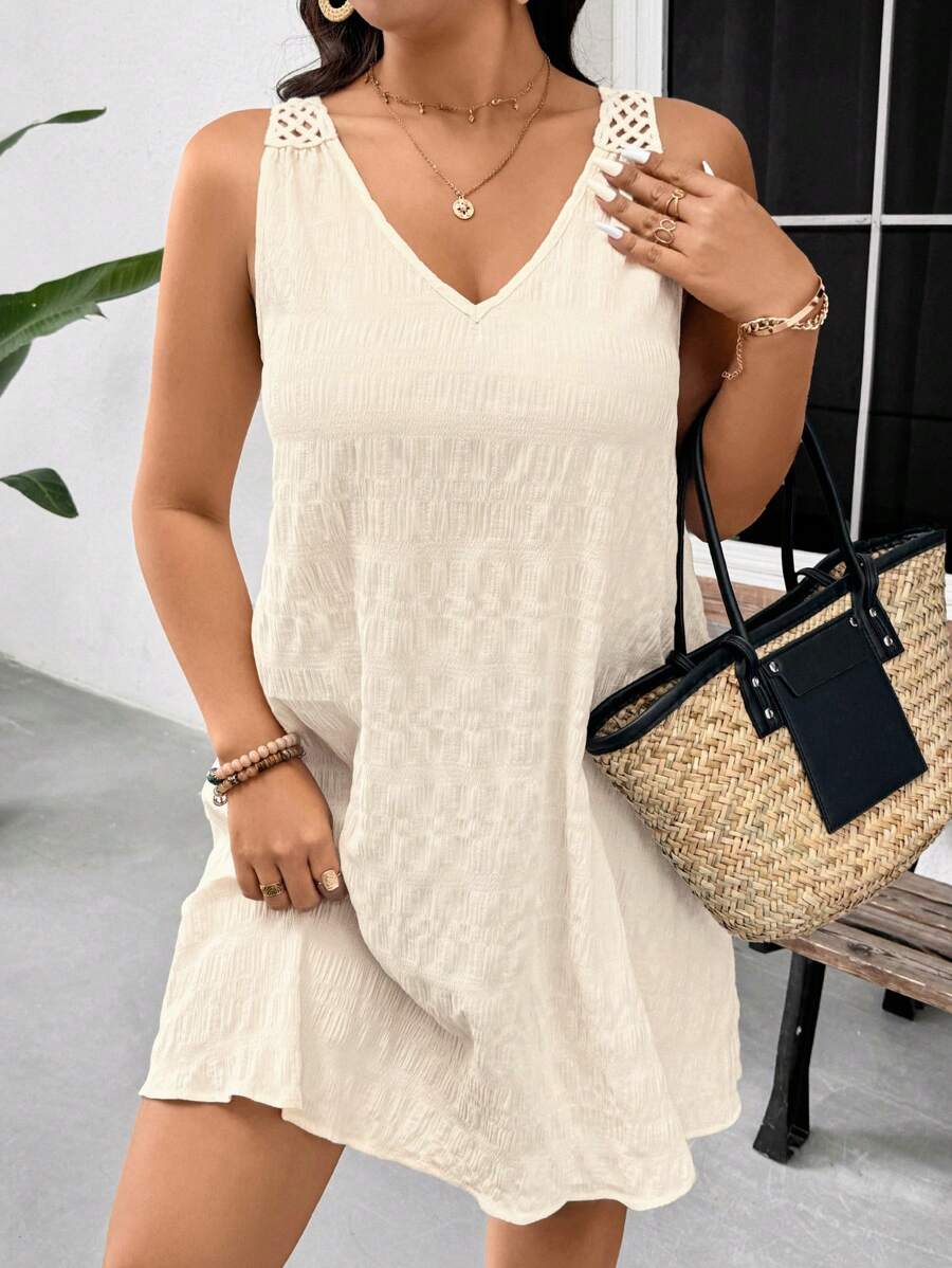 Saída de Praia Crochê Plus Size