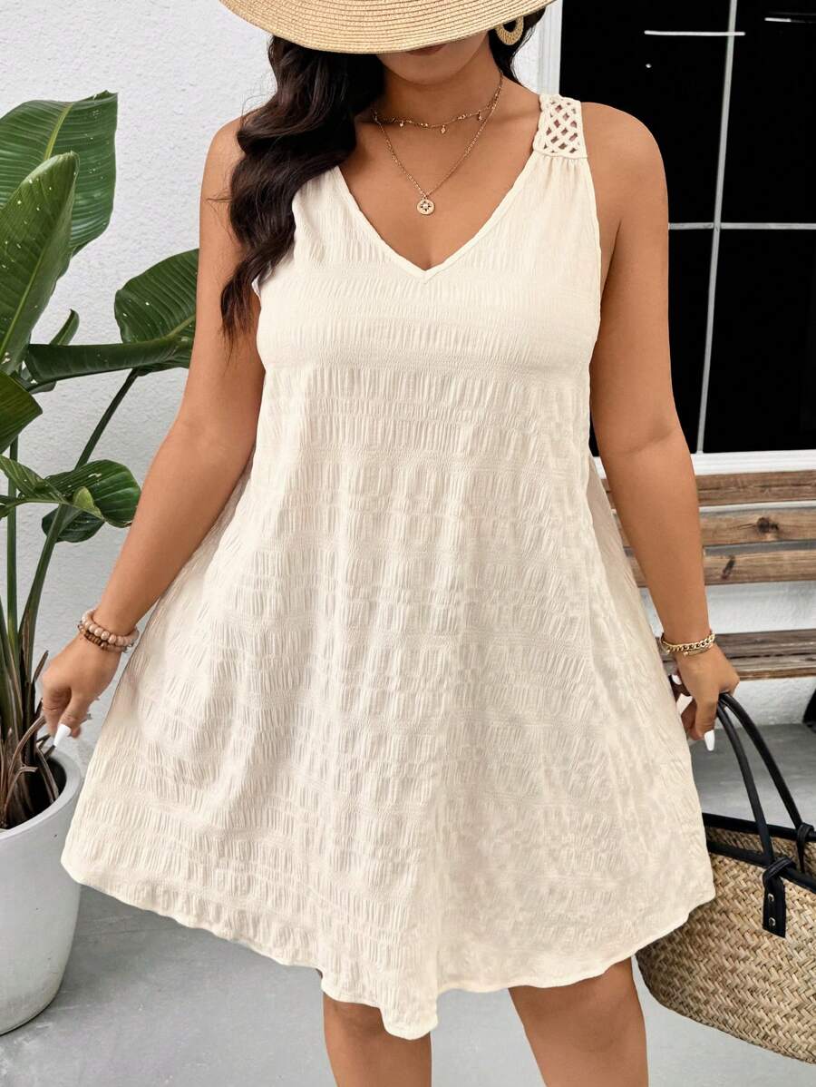 Saída de Praia Crochê Plus Size