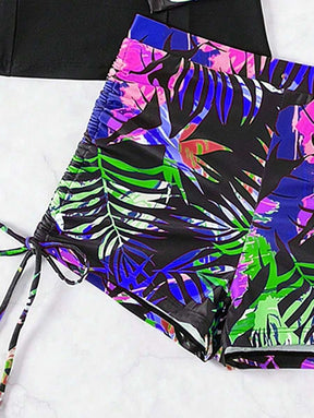 Conjunto Surfwear Floral Manga Longa