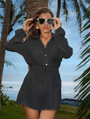 Saída de Praia Camisa Manga Longa