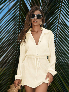 Saída de Praia Camisa Manga Longa