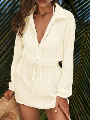 Saída de Praia Camisa Manga Longa