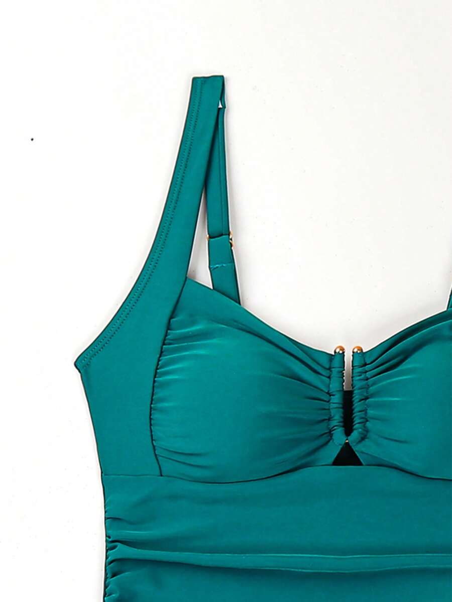 Conjunto Tankini Tropical Black