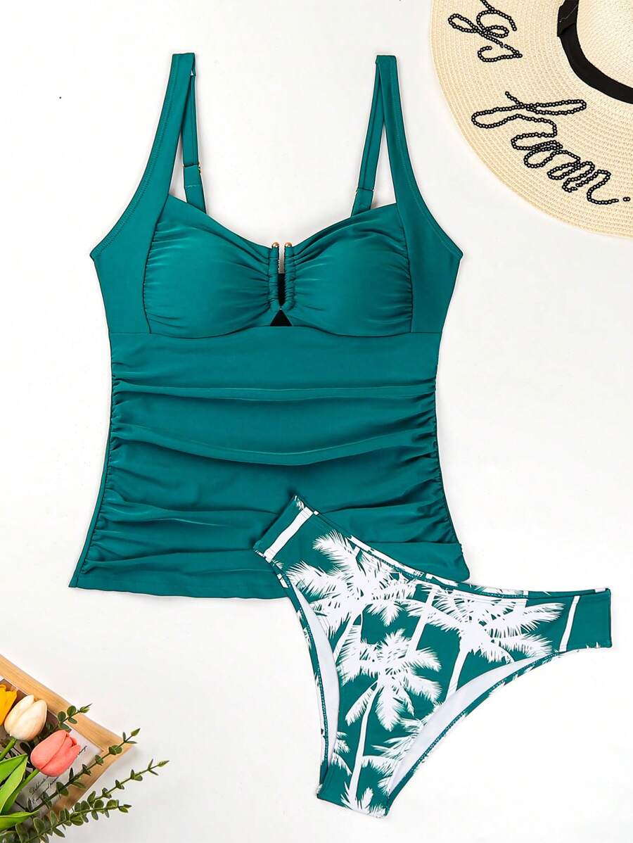 Conjunto Tankini Tropical Black