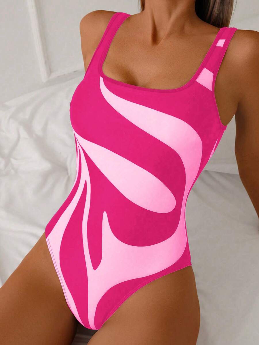 Maiô Estampado Abstrato