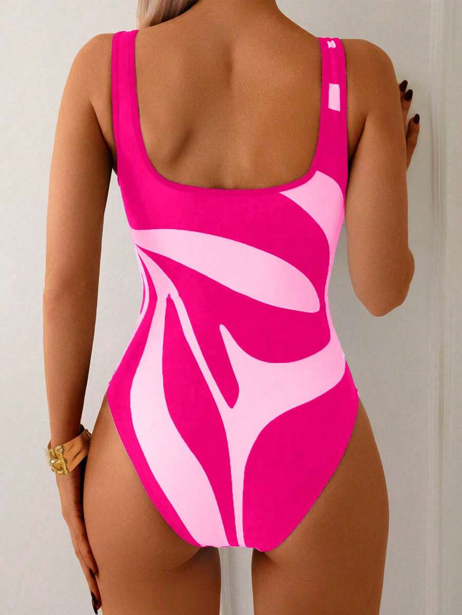 Maiô Estampado Abstrato