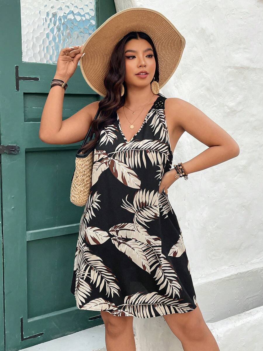 Saída de Praia Crochê Plus Size