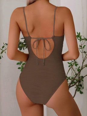 Maiô Estruturado com Detalhe Plissado