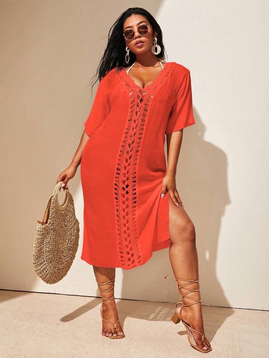 Saída de Praia Fúcsia Plus