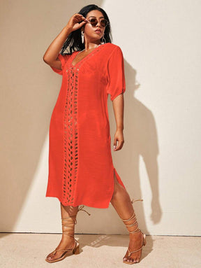 Saída de Praia Fúcsia Plus