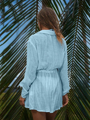 Saída de Praia Camisa Manga Longa