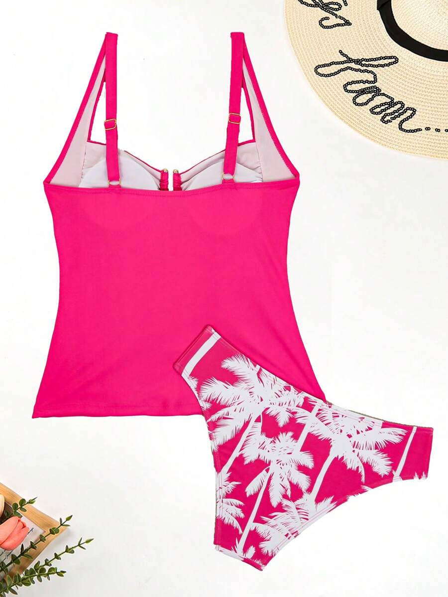 Conjunto Tankini Tropical Black
