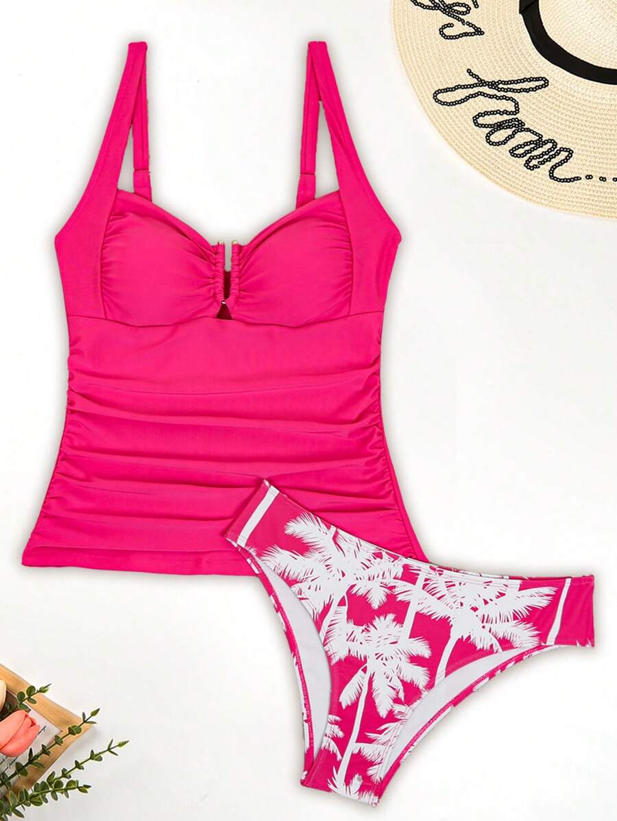 Conjunto Tankini Tropical Black