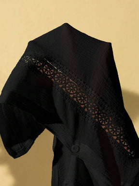 Saída de Praia em Renda Plus Size