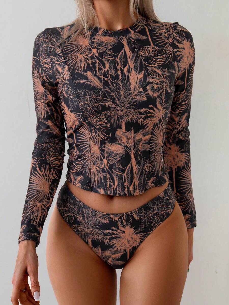 Conjunto UV Feminino Manga Longa Estampado