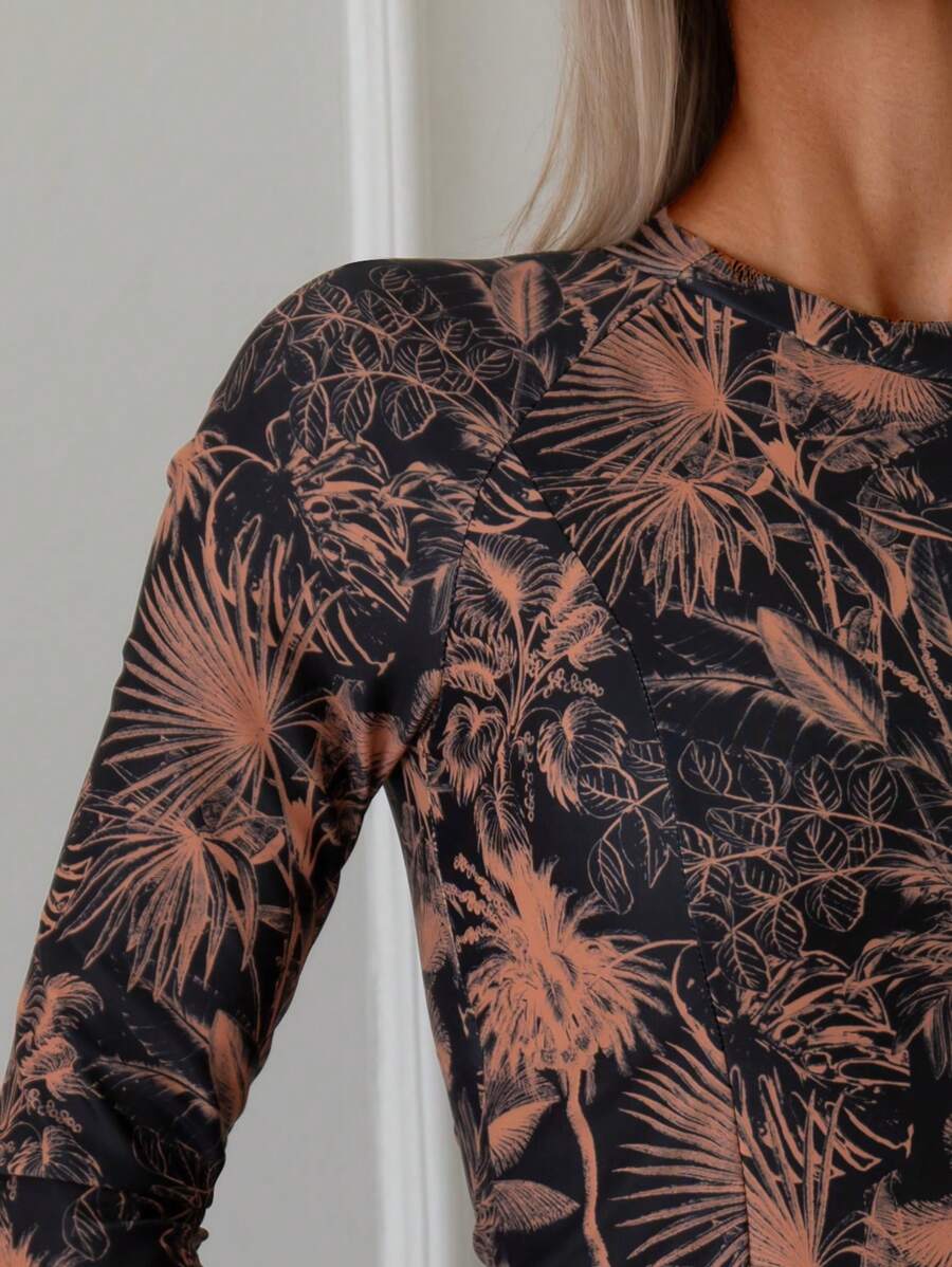 Conjunto UV Feminino Manga Longa Estampado