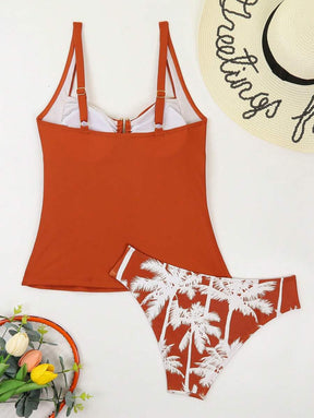 Conjunto Tankini Tropical Black