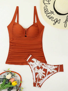 Conjunto Tankini Tropical Black