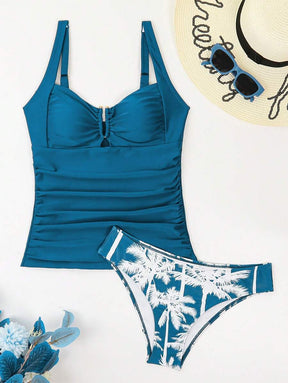 Conjunto Tankini Tropical Black