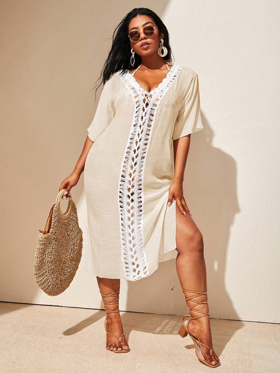 Saída de Praia Fúcsia Plus