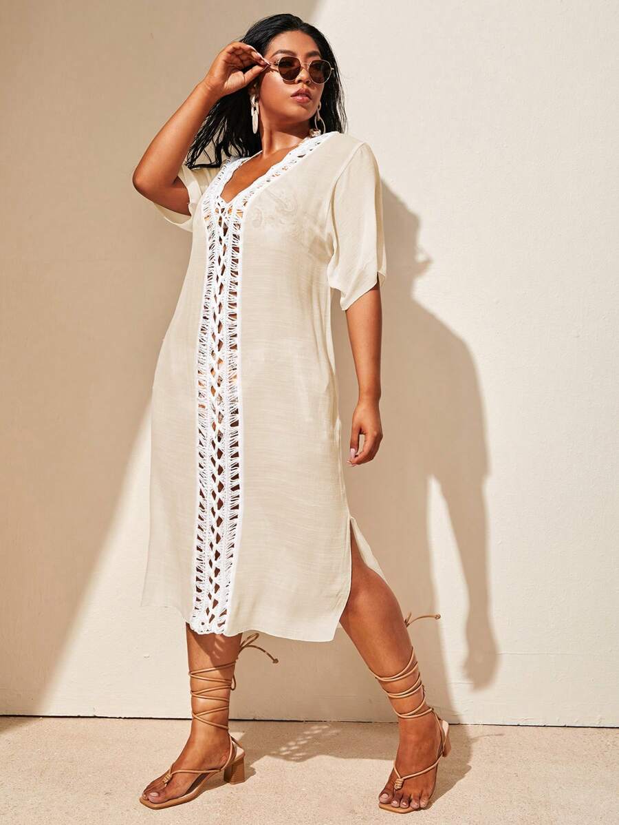 Saída de Praia Fúcsia Plus