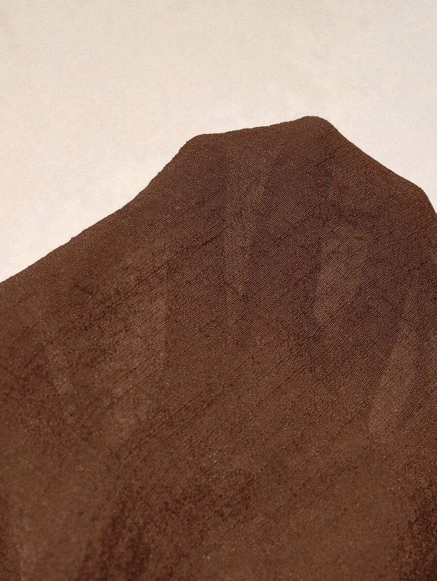 Saída de Praia Plus Size Preta com Renda