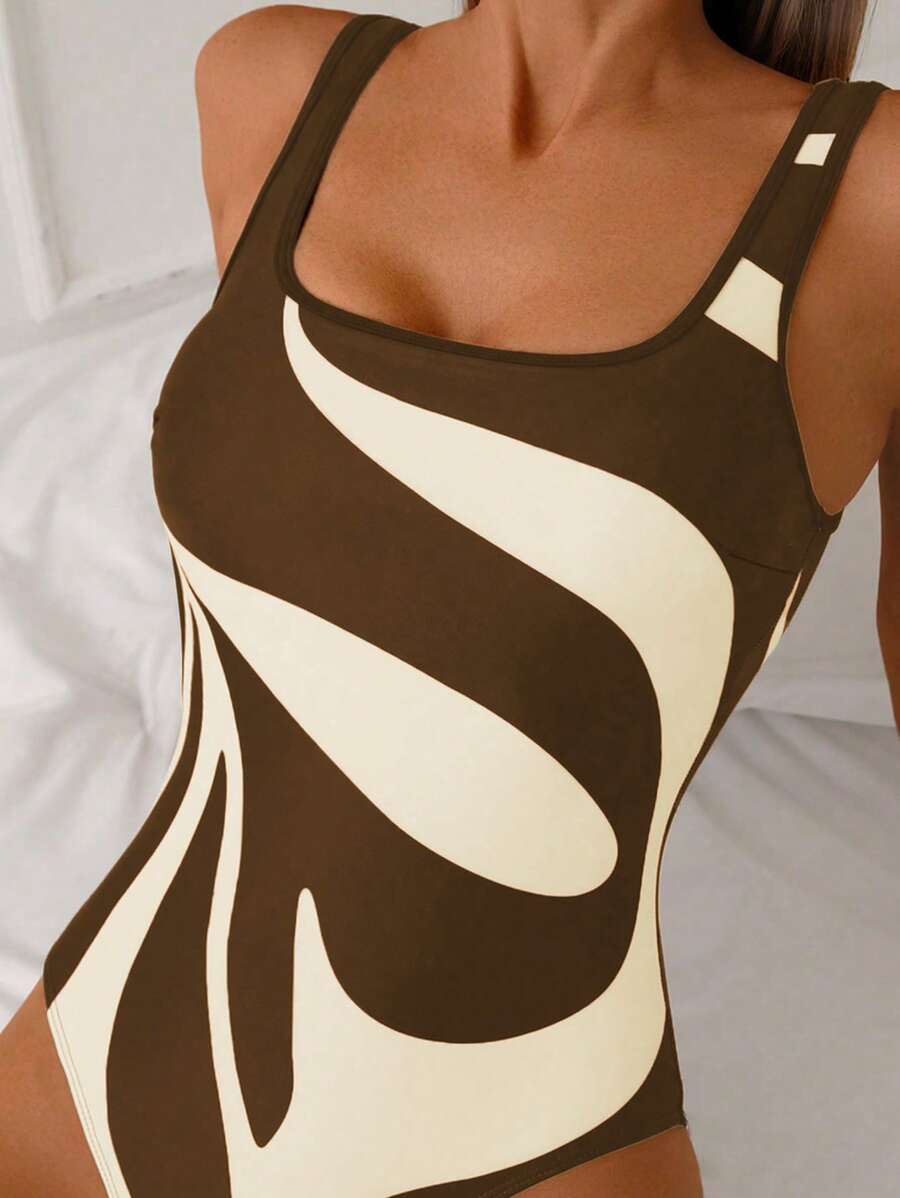 Maiô Estampado Abstrato