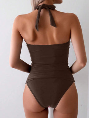 Tankini com Laço Frontal