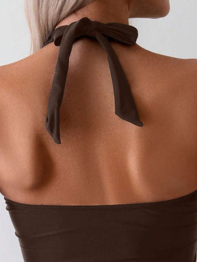 Tankini com Laço Frontal