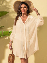 Saída de Praia em Renda Plus Size