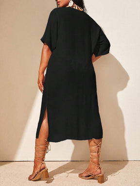 Saída de Praia Fúcsia Plus