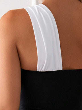 Maiô Ombro Assimétrico Luxo